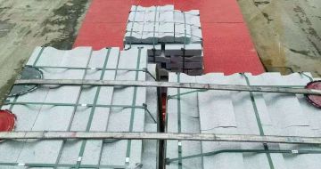 衡阳 芝麻白仿形加直形路沿石出货日常