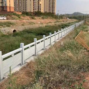 衡阳 白麻河道栏杆效果展示图
