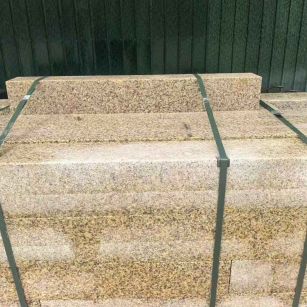 衡阳 黄金麻花岗岩石材机切面栏杆料半成品