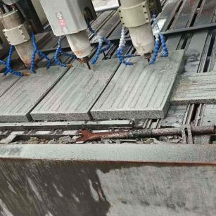 衡阳 芝麻白花岗岩荔枝面盲道雕刻