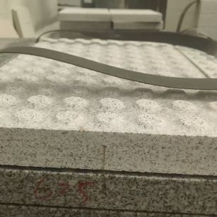 衡阳 芝麻白花岗岩6.0公分荔枝面五轴加工雕刻盲点