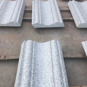 衡阳 白麻花岗岩光面别墅线条