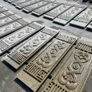 衡阳 黄金麻花岗岩外墙雕刻板