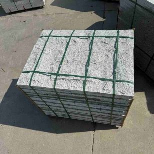 衡阳 白麻花岗岩石材自然面蘑菇石成品