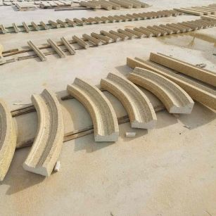 衡阳 黄金麻花岗岩别墅线条