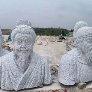 衡阳 白麻花岗岩石材人物立体雕刻