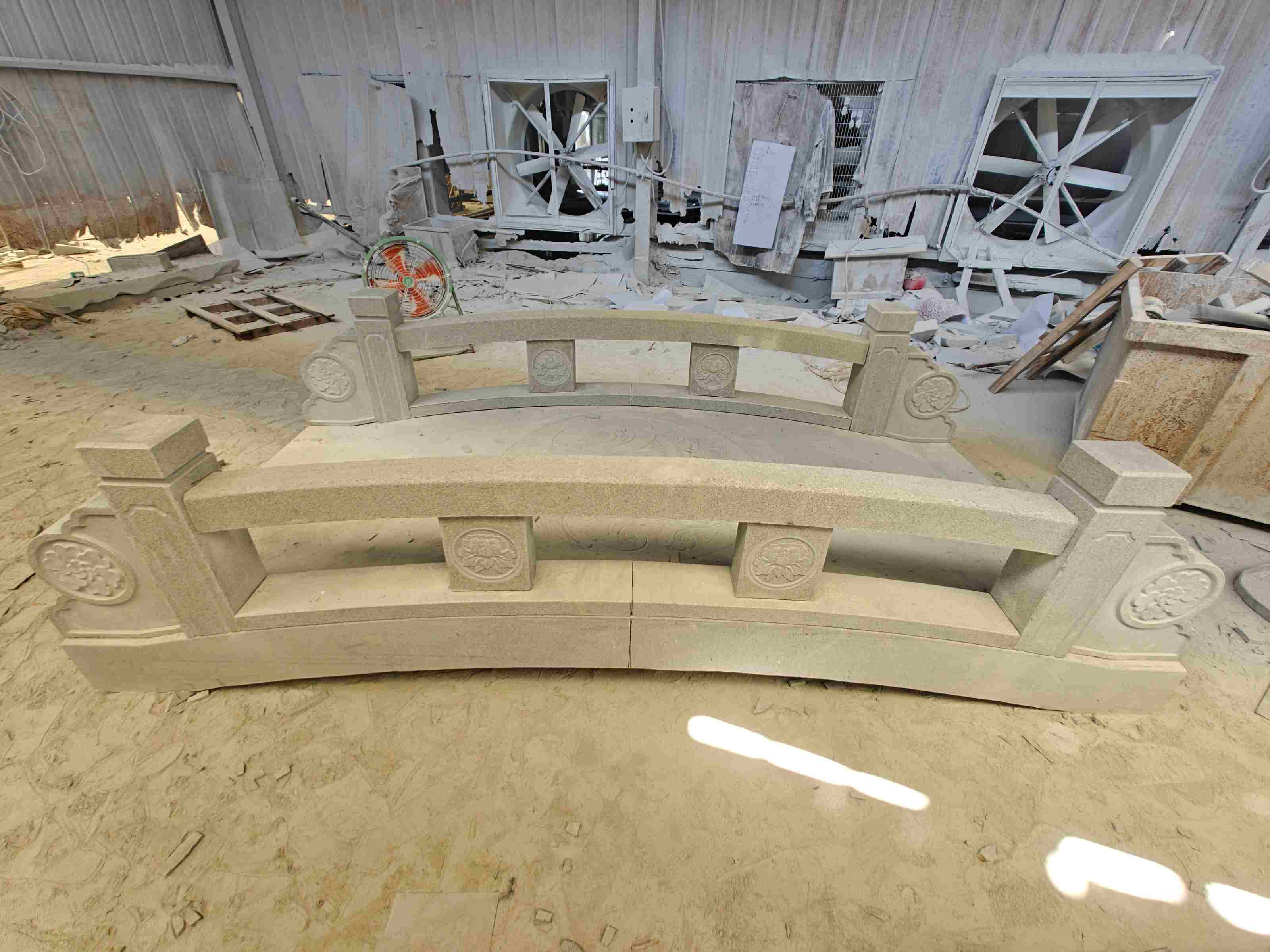 衡阳 芝麻灰花岗岩异形加工-拱桥，石桥