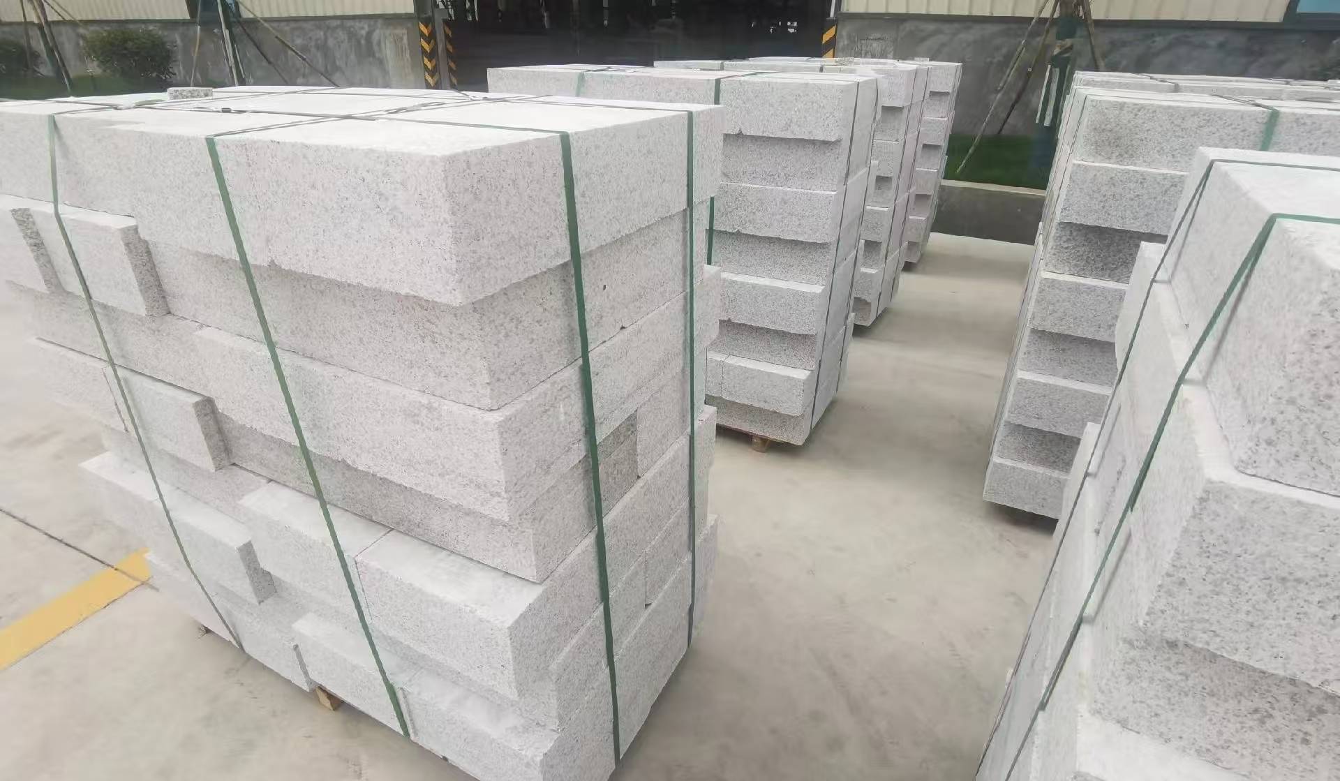 衡阳 白麻花岗岩路沿石，立缘石，平缘石，路牙石，道牙石，马路牙子等