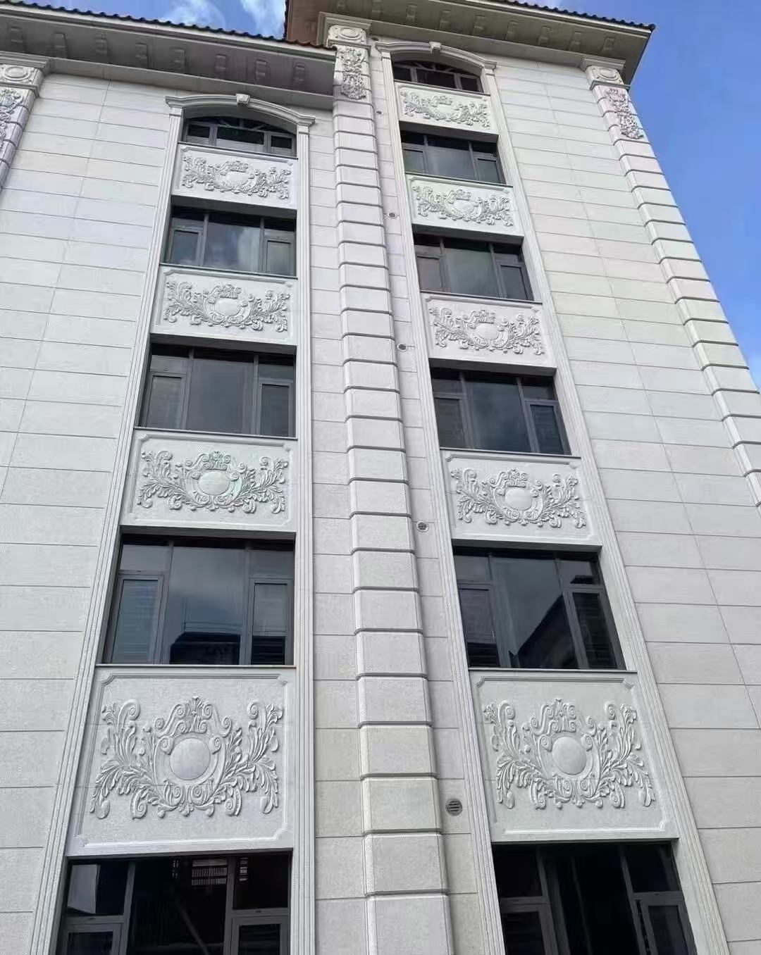 衡阳 白麻荔枝面花岗岩别墅外墙干挂