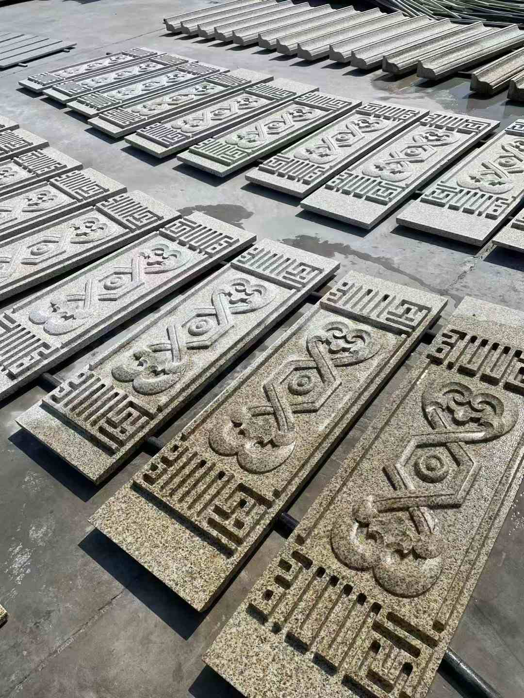 衡阳 黄金麻花岗岩外墙雕刻板