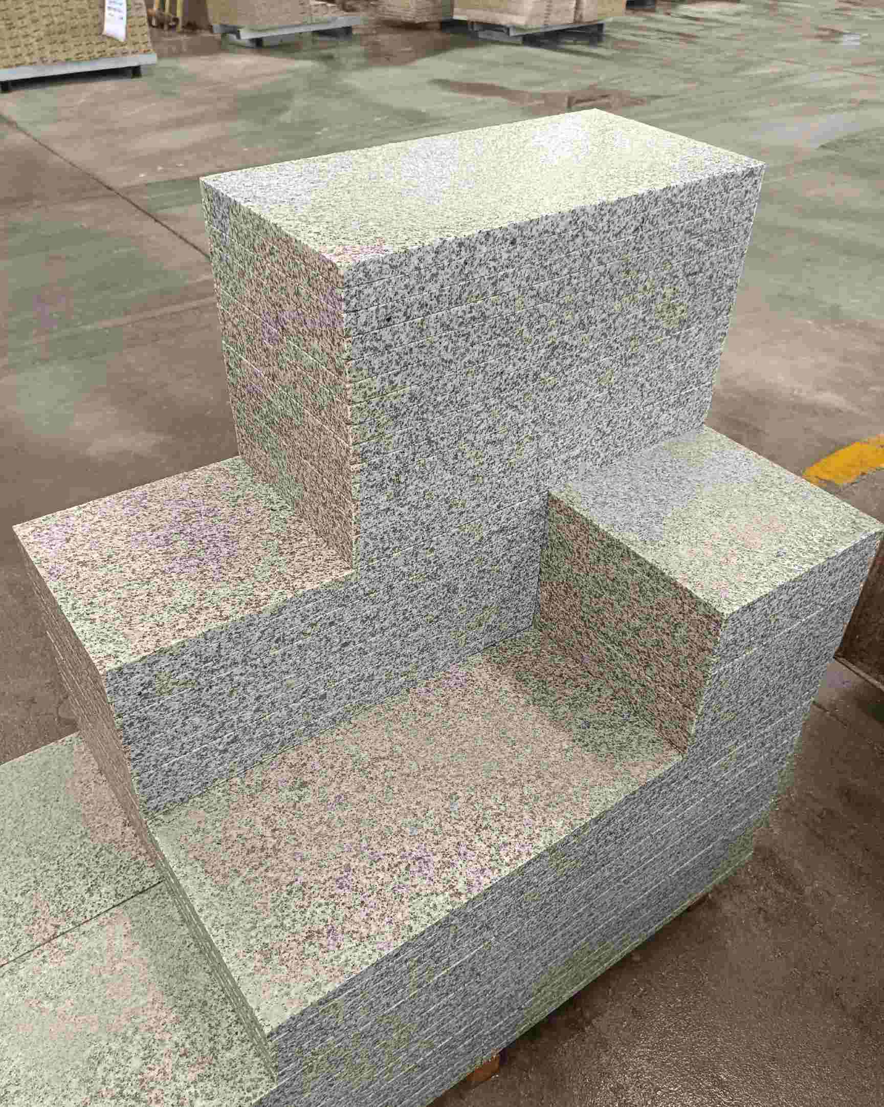 衡阳 白麻花岗岩荔枝面地铺石