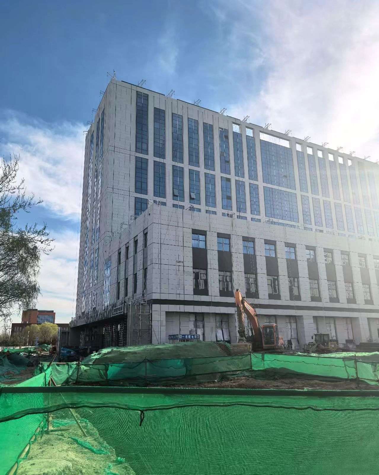 衡阳 白麻花岗岩石材外墙干挂