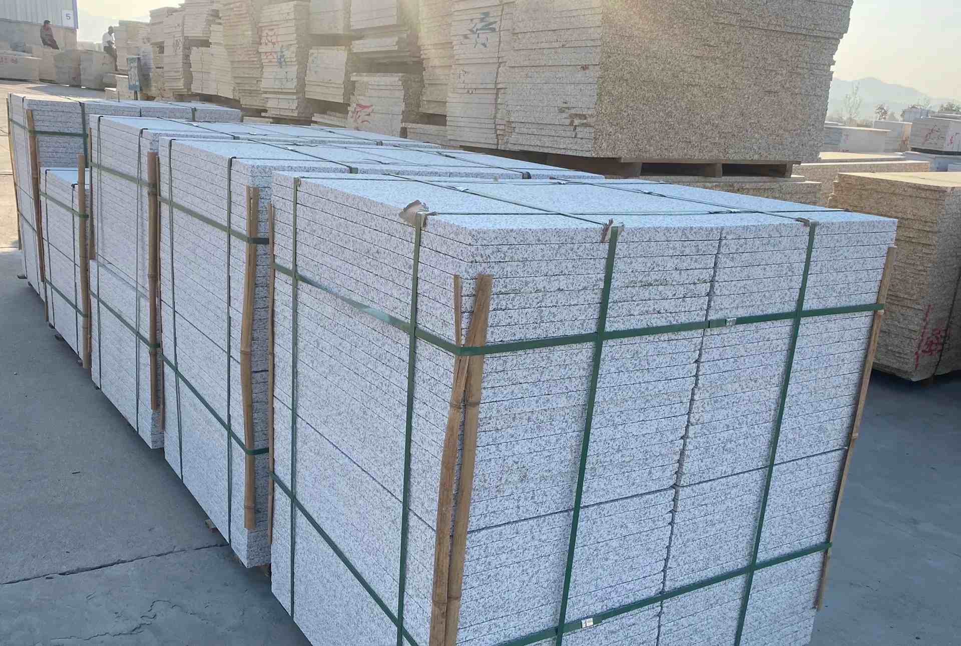 衡阳 白麻花岗岩荔枝面地铺石